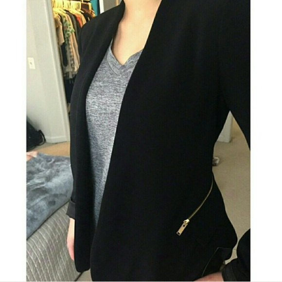 NWT! Blue Black Zara Blazer