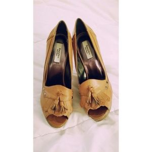 Hold for @bissera!  Vera Wang peep toe heels