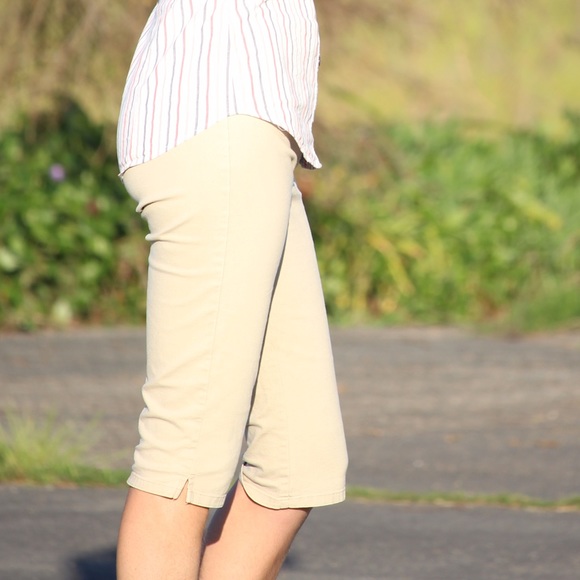Taupe Calvin Klein Peddle Pushers