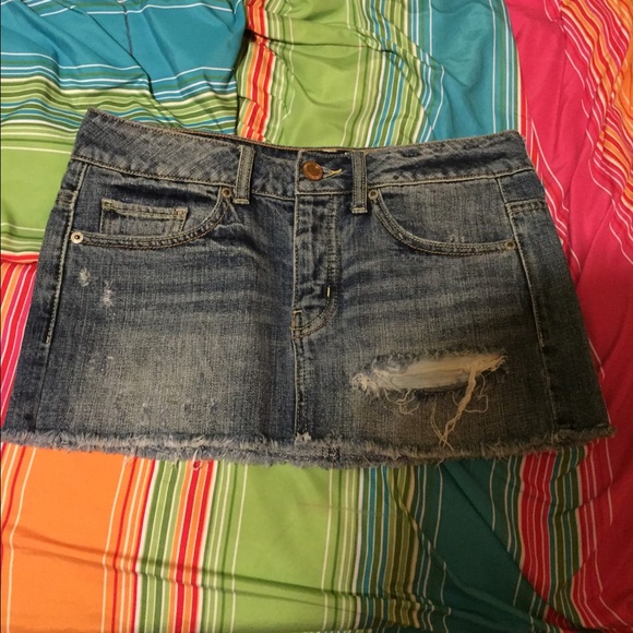 American eagle denim skirt