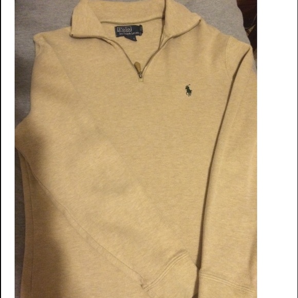 1/4 zip polo Ralph Lauren sweater !
