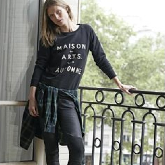 NWT Sold out Madewell Maison des Arts Sweatshirt