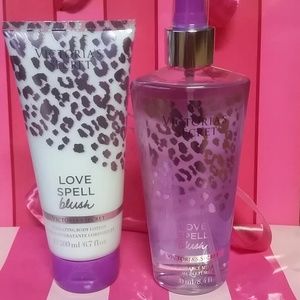 Victoria secret  lotion and body mist.