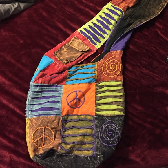 EUC boho bag