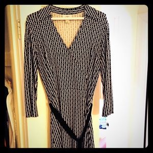 Ann Taylor loft faux wrap dress