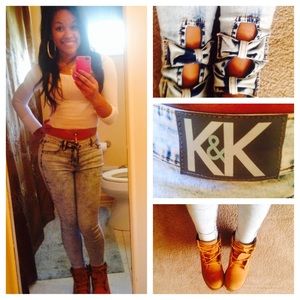 Kendall & Kylie high waist skinny jeans