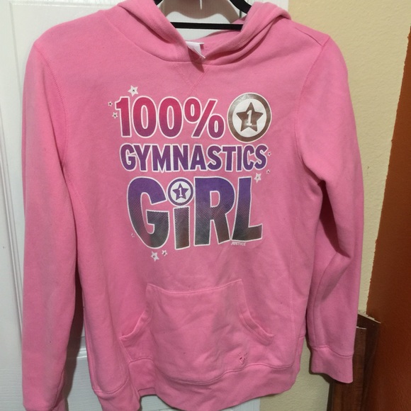 Lot of 2 justice sweaters and 1 blouse