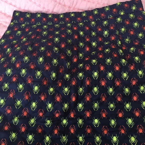 Topshop quilted spider skirt
