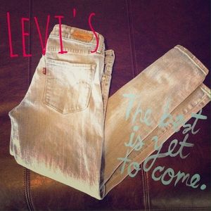 Levi's ankle skinny jeans