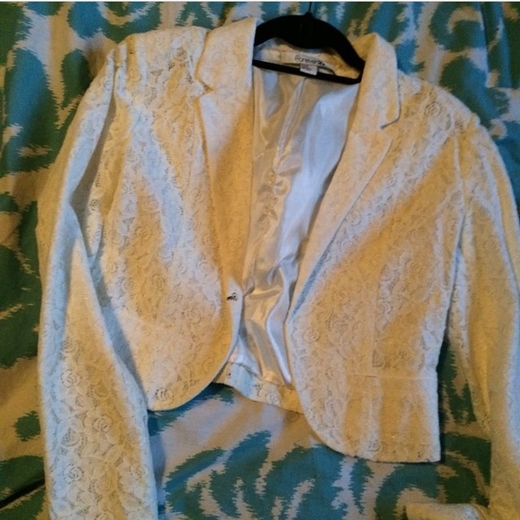Bone lace blazer - Picture 1 of 1