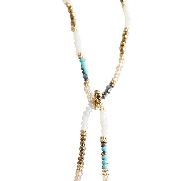 Goldie Beaded Tassel Necklace - Picture 4 of 4