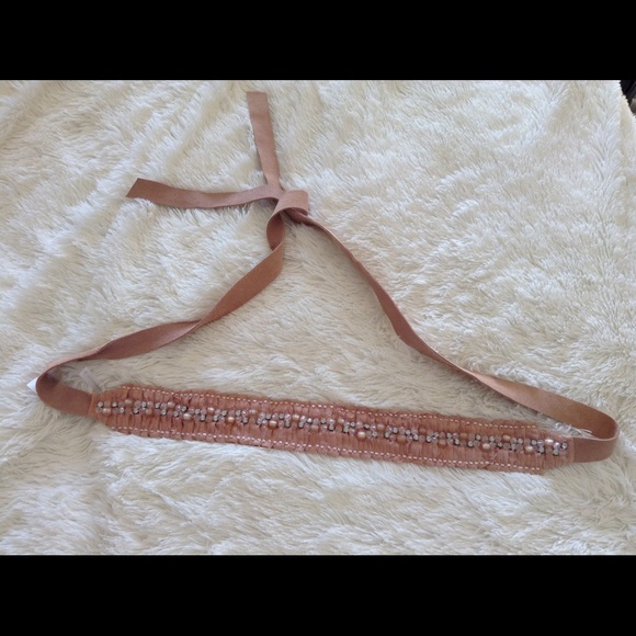Anthropologie peach belt