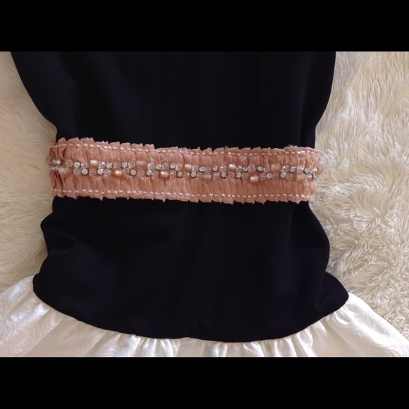 Anthropologie peach belt