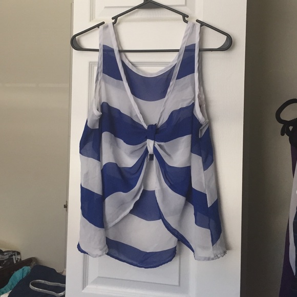 Rue21 Tops - Blue and white striped tank Rue21 Tops - Blue and white striped tank