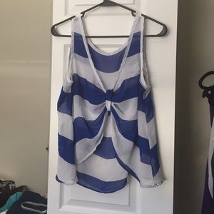 Rue21 Tops - Blue and white striped tank Rue21 Tops - Blue and white striped tank