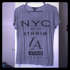 NYC/LA tee