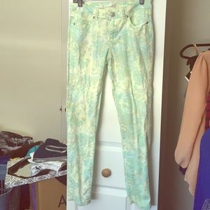 Lauren Conrad Pants - Floral skinnies Lauren Conrad Pants - Floral skinnies