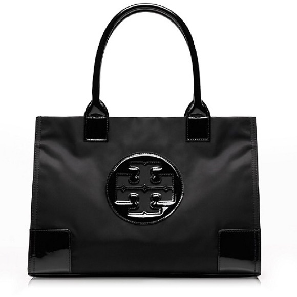 TORY BURCH NWT Mini Ella Nylon Tote Black