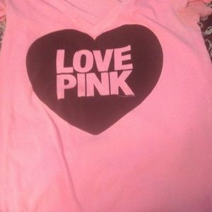 Pink t shirt large