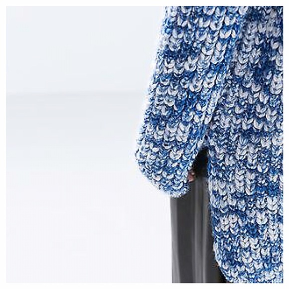 Zara blue turtle neck sweater