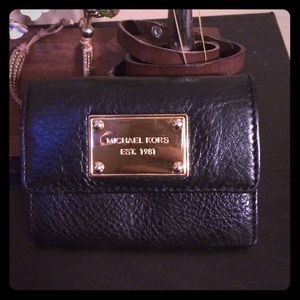 Small leather MK wallet