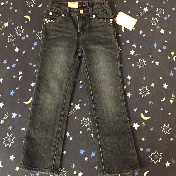Levi's slim straight for toddler girls