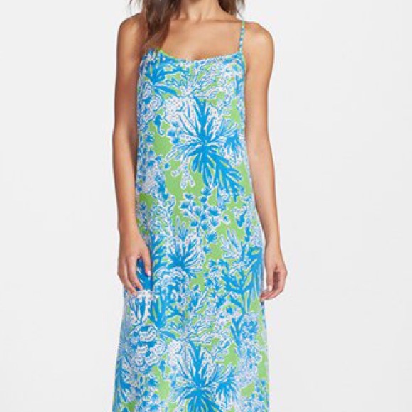 Jaylene Lilly Pulitzer silk maxi dress