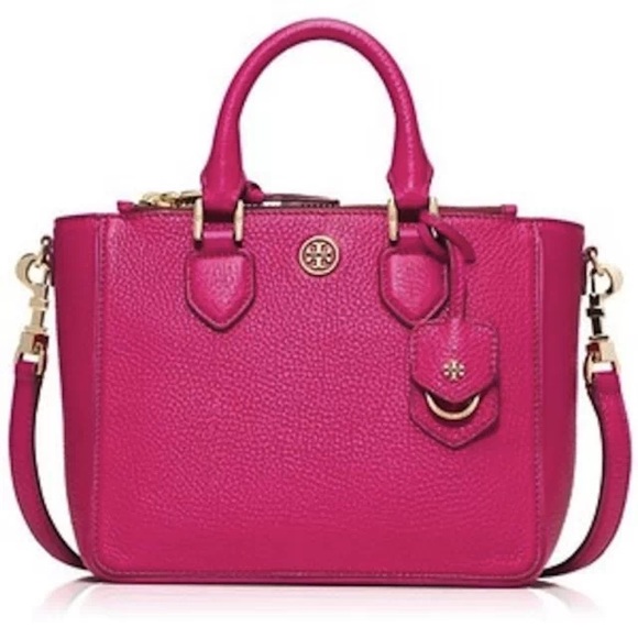 Tory Burch Handbags - NWT Tory Burch Robinson Pebbled Mini Square Tote