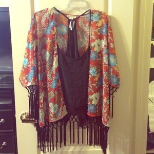 Pretty floral kimono