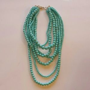 Turquoise bead necklace