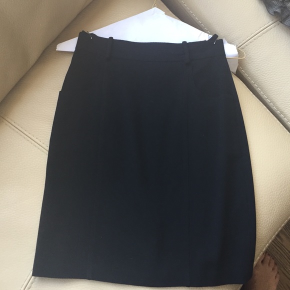 Chanel black skirt XS