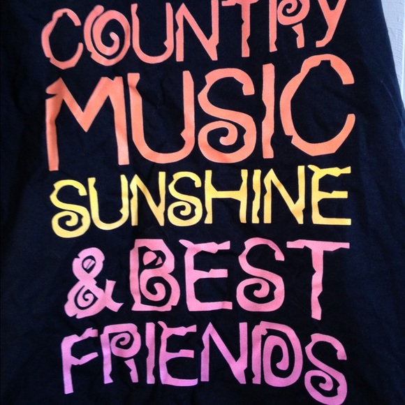 NWOT country music screen printed tank - Picture 2 of 4