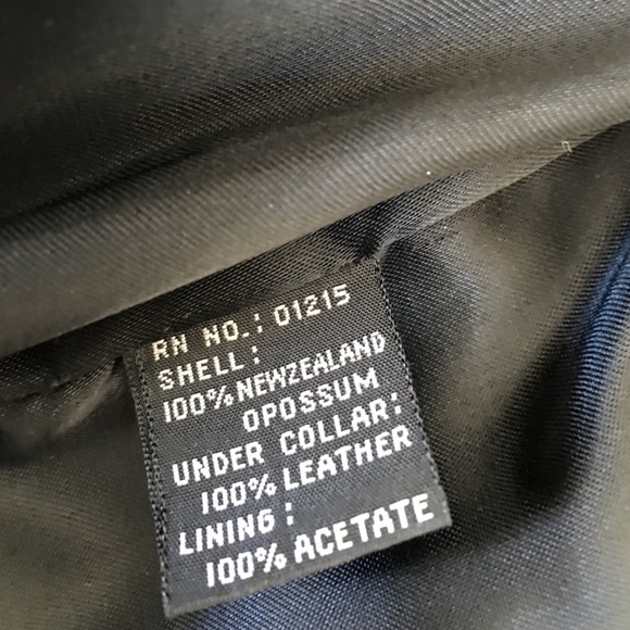 Opossum fur vest - Picture 4 of 4