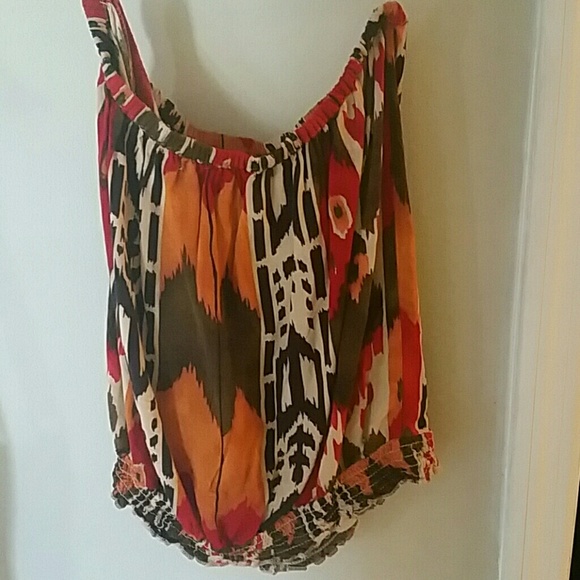 printed tube top