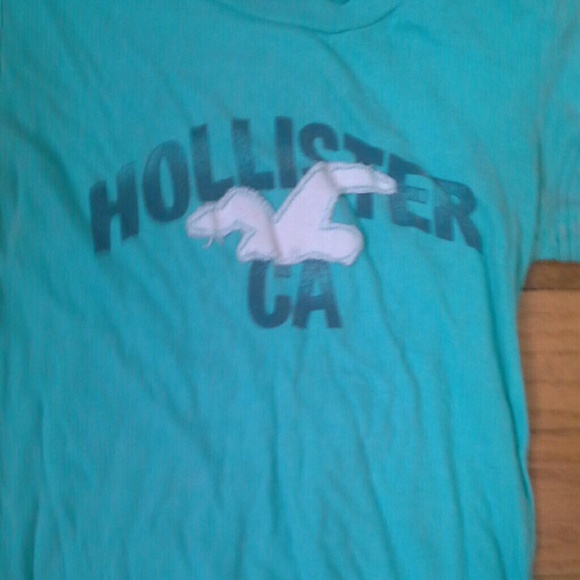Teal hollister t-shirt