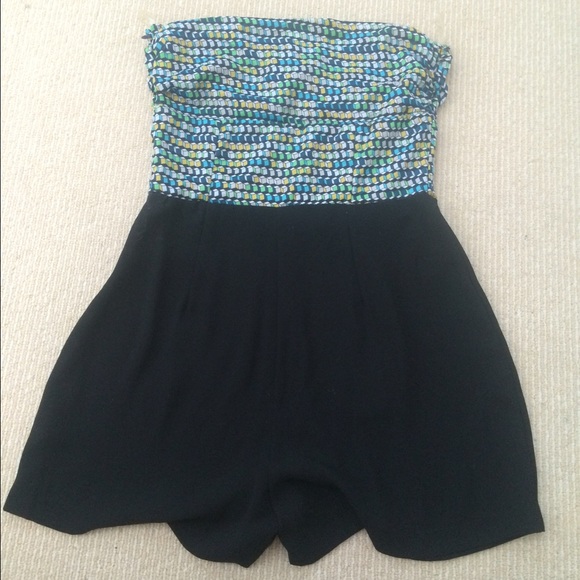 Strapless romper - Picture 3 of 4