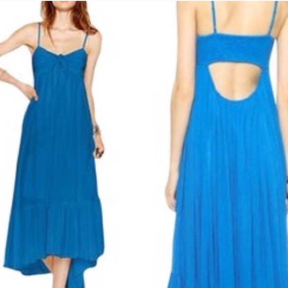 🎉HP🎉 Free People blue maxi size S - Picture 2 of 4