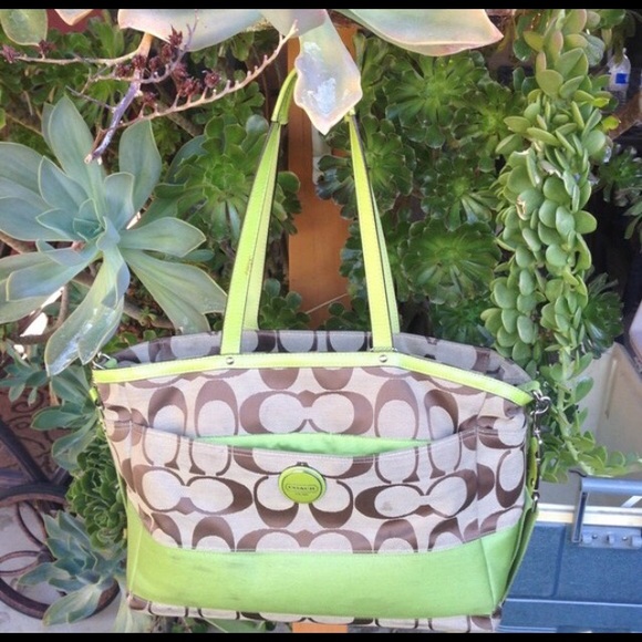 Coach diaper bag