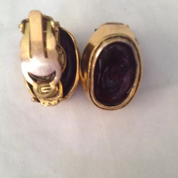 Clip on Chanel earrings