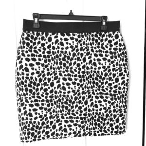 Cheetah Print Pencil Skirt