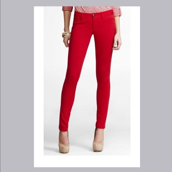 Express Ponte knit five pocket pant
