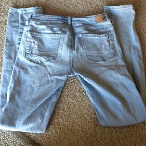 AE Distressed Skinny Jeans