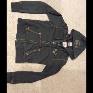 True Religion zipper hoodie
