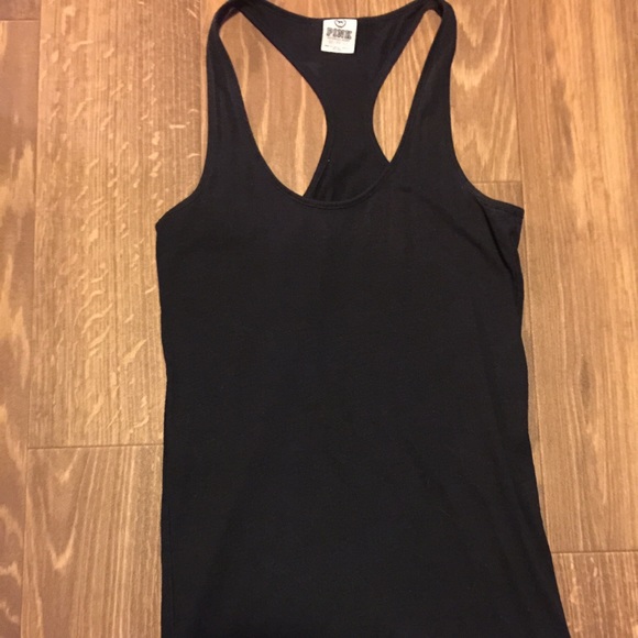 Victoria secret PINK racerback black tank