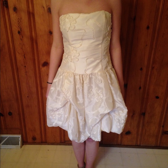 White prom dress!