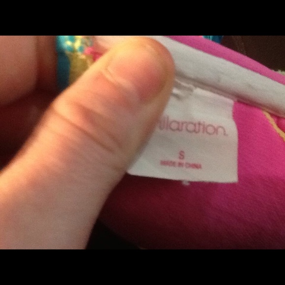 girls Xhilaration Neon color block Bikini - Picture 2 of 2