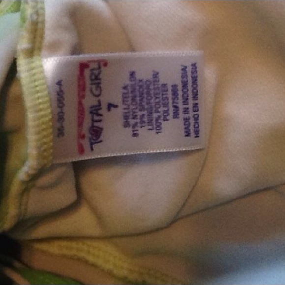 Green and White Tankini - Picture 3 of 3