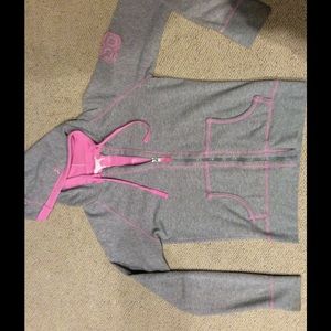 Victoria Secret gray hoodie
