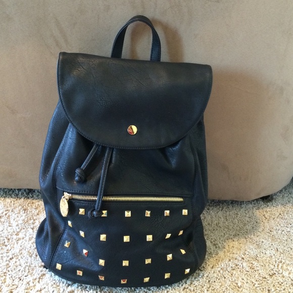 Studded faux leather bag - Picture 1 of 4