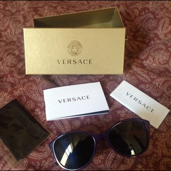 PURPLE VERSACE SUNGLASSES